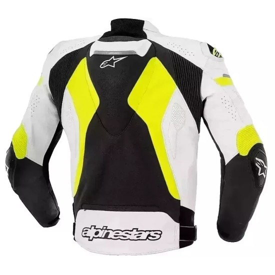 Alpinestars Men's Leather Motorcycle Jacket - Premium Biker Racing Gear